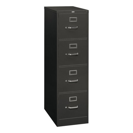 HON 15" W 4 Drawer File Cabinet, Charcoal, Letter H314.P.S
